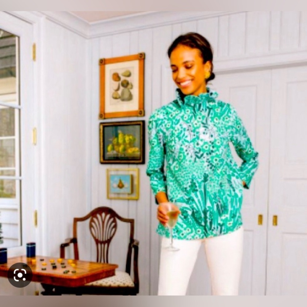 Tuckernuck Faye Blouse in Wildflower pattern
